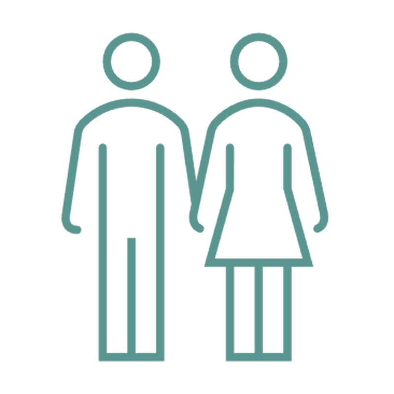 Sibling DNA testing icon