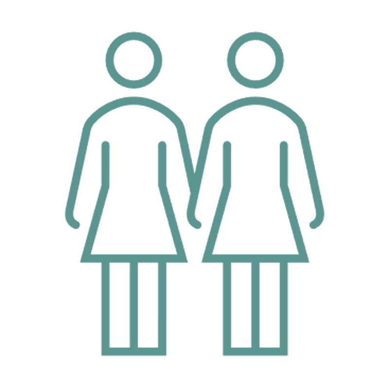 Twin DNA testing icon